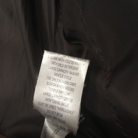 Calvin Klein down puffer jacket with fur collar XS - Picture 8 of 16